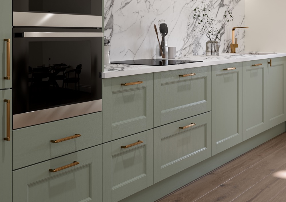 Belsay Beaded in Reed Green by PWS