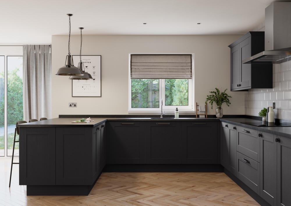 Belsay Woodgrain in Graphite by PWS