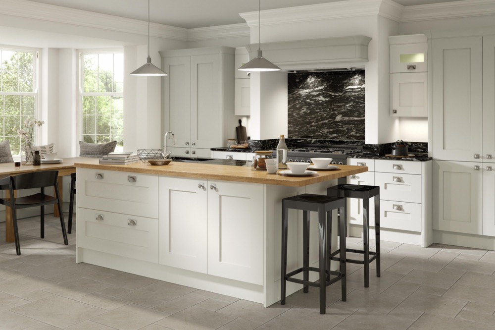 Fitzroy in Porcelain & Partridge Grey by PWS