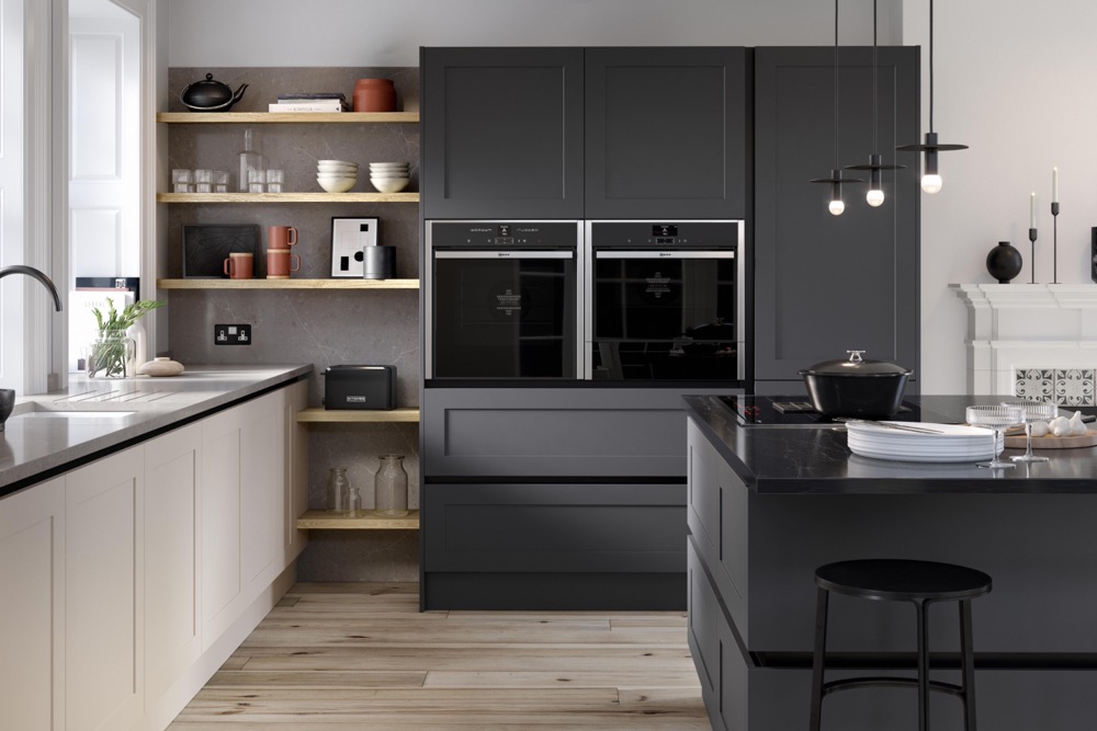 Hunton in Charcoal & Dove Grey by PWS