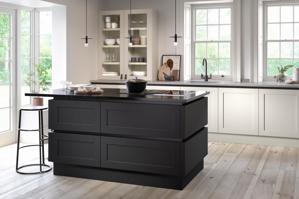 Hunton in Charcoal & Dove Grey by PWS