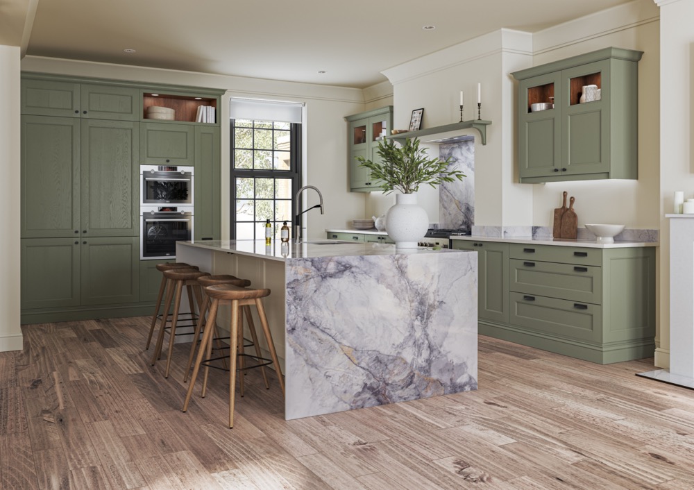 Mornington Beaded in Taupe Grey & Regiment by PWS