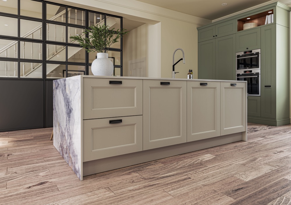 Mornington Beaded in Taupe Grey & Regiment by PWS
