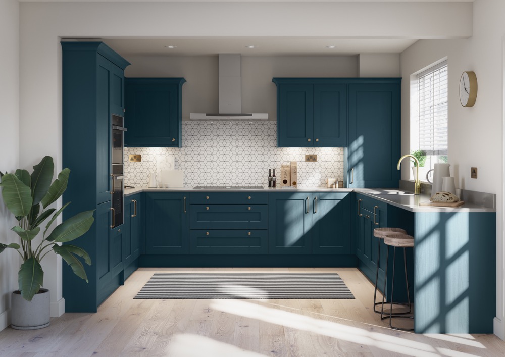 Mornington Shaker in Hartforth Blue by PWS
