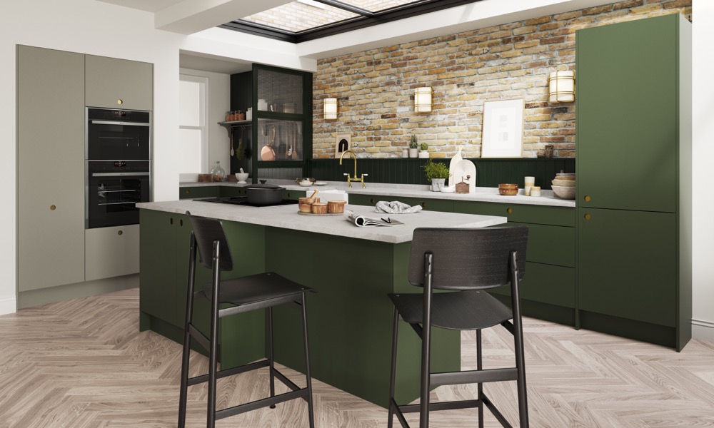 Porter in Portal in Bay Green by PWS