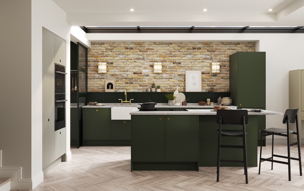 Porter in Portal in Bay Green by PWS