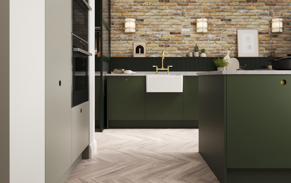 Porter in Portal in Bay Green by PWS