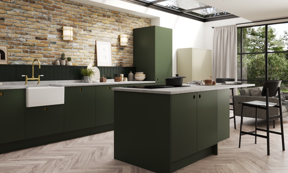 Porter in Portal in Bay Green by PWS