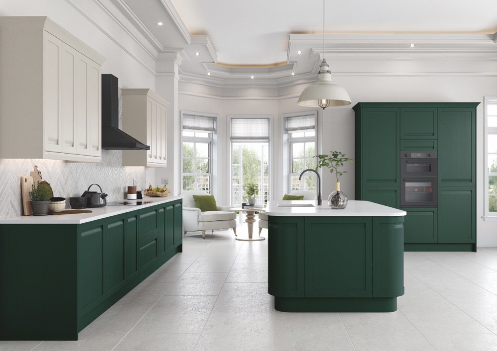 Grantham in Chalkstone Fir Green by TKC