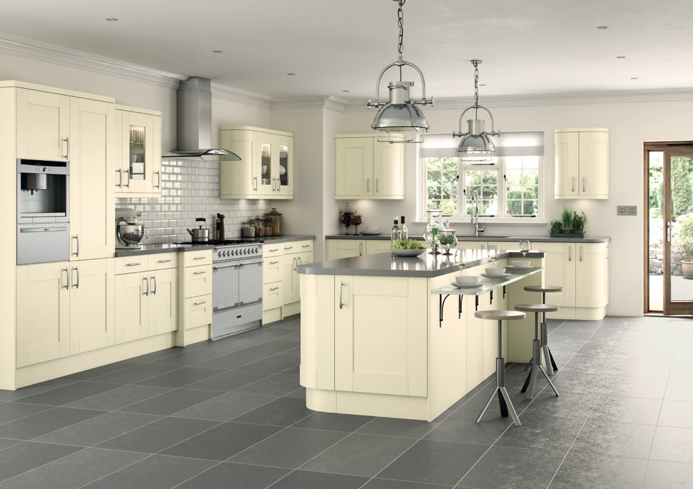 Cartmel in Ivory Clear Glazing by TKC