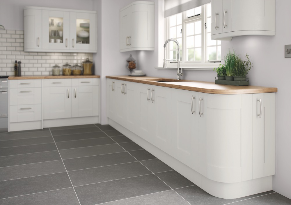 Cartmel in Hand Painted Light Grey by TKC