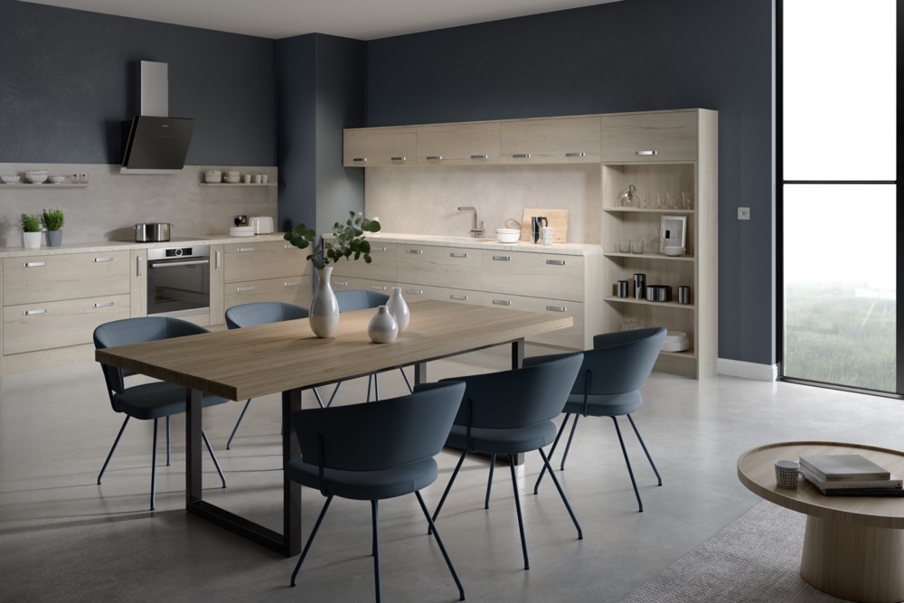 Linear in White Halifax Oak by TKC