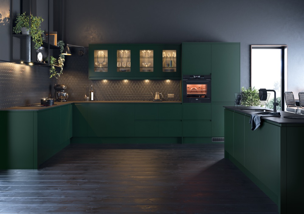 Lucente Matt in Fir Green by TKC