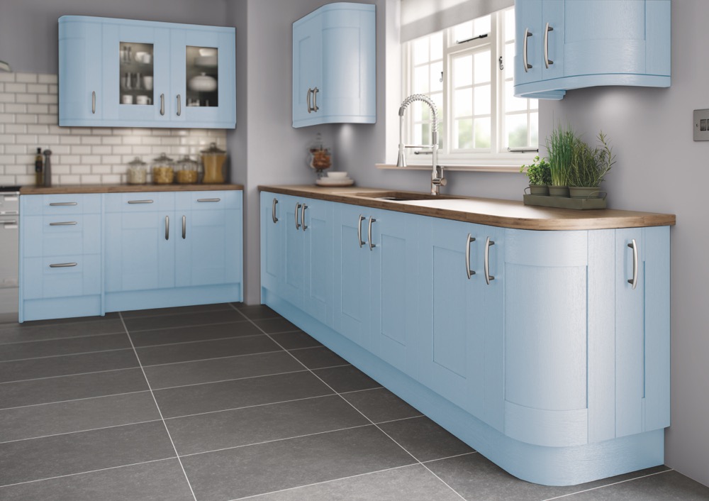 Cartmel in Hand Painted Blue by TKC