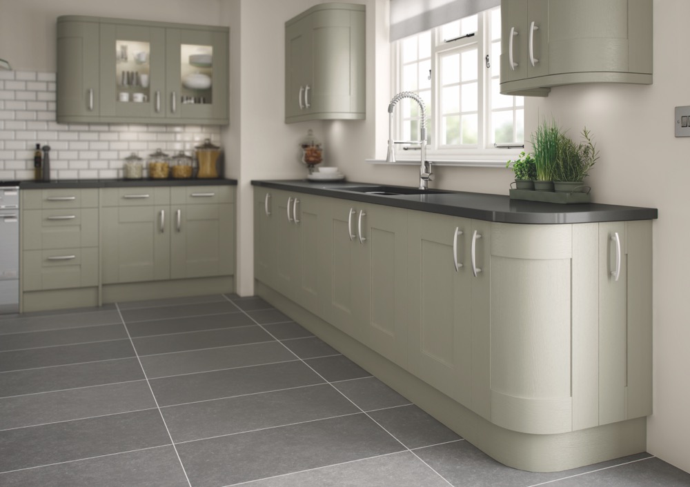 Cartmel in Hand Painted Olive by TKC