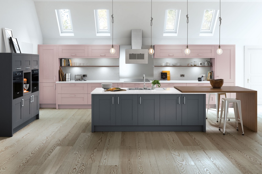Cartmel in Anthracite Rose by TKC