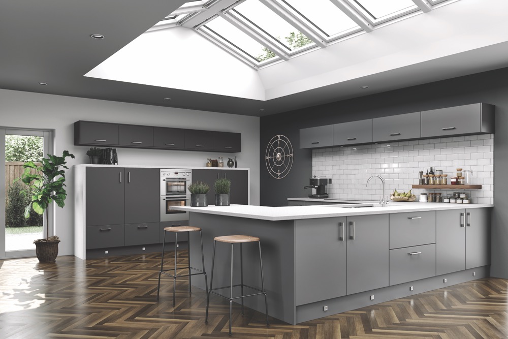 Vivo+ Matt in Dust Grey and Anthracite by TKC