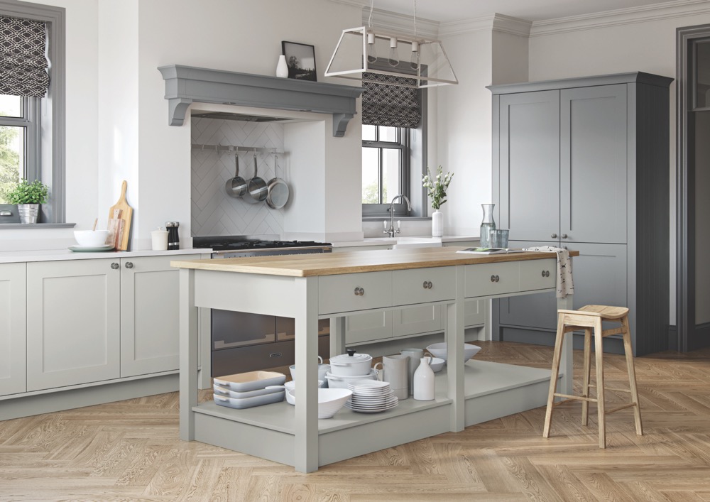 Georgia in Light Grey and Dust Grey by Uform