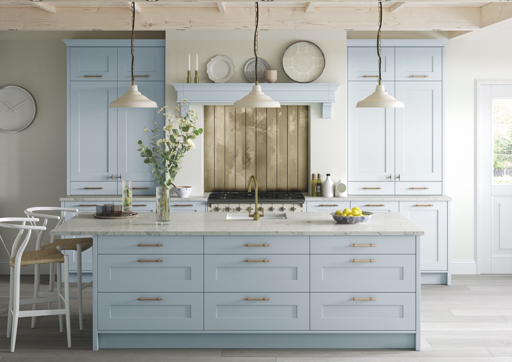 Georgia in Pantry Blue by Uform