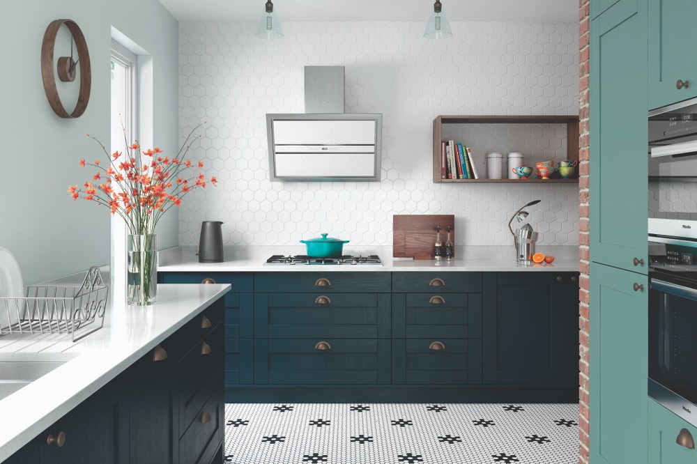 Madison in Marine and Light Teal by Uform