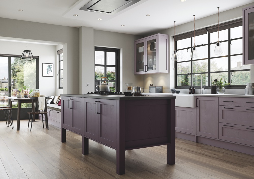 Aldana in Deep Heather and Lavendar Grey by Uform