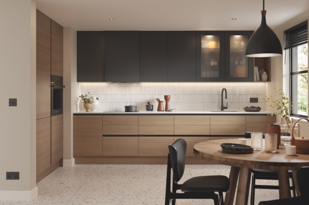 Zola Matte in Tavola Parched Oak and  Graphite by Uform