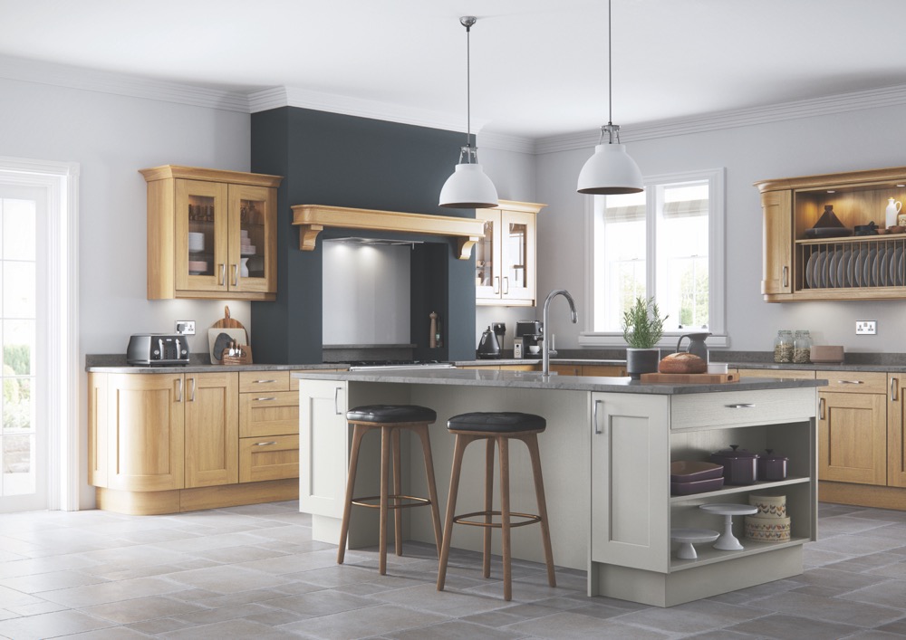 Wakefield in Light Oak and Stone by Uform