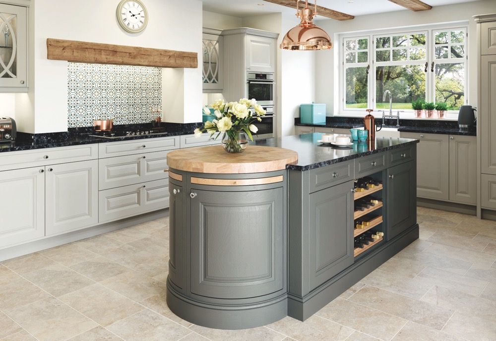 Jefferson in Stone and Gun Metal Grey by Uform