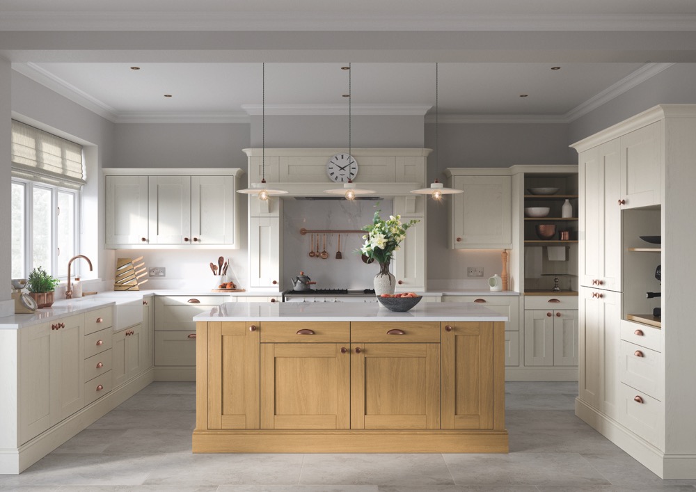 Madison in Light Oak and Ivory by Uform