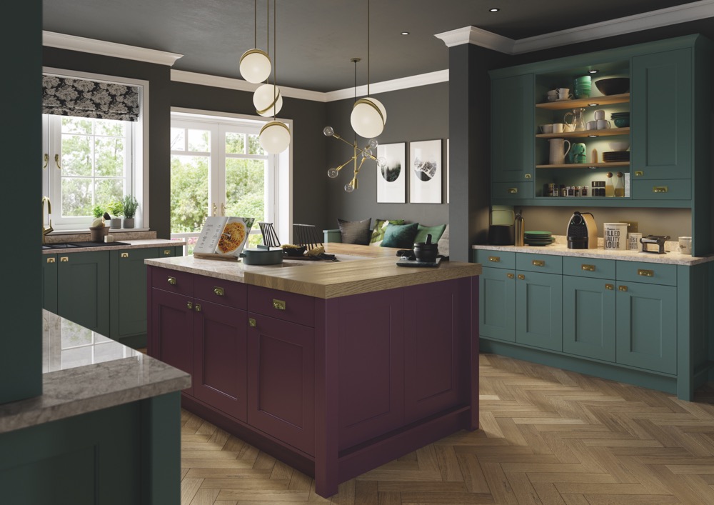 Florence in Deep Heather and Viridian by Uform